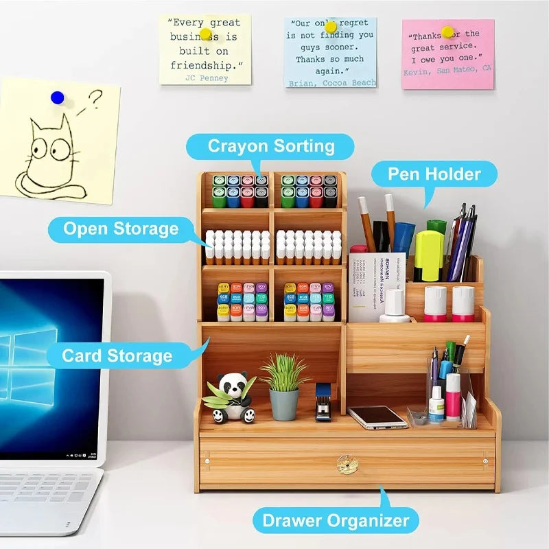 DIY Wooden Organizer Set