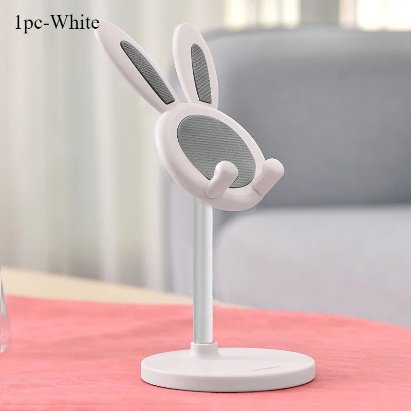 Cute rabbit mobile phone stand desktop