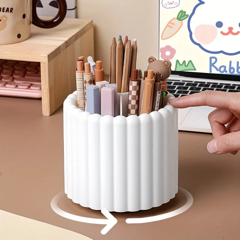 Rotating Desk Organizer Pen Holder