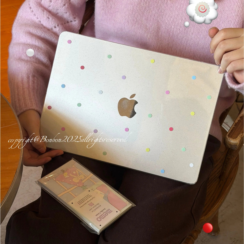 Polka Dots Crystal Laptop Case For Macbook