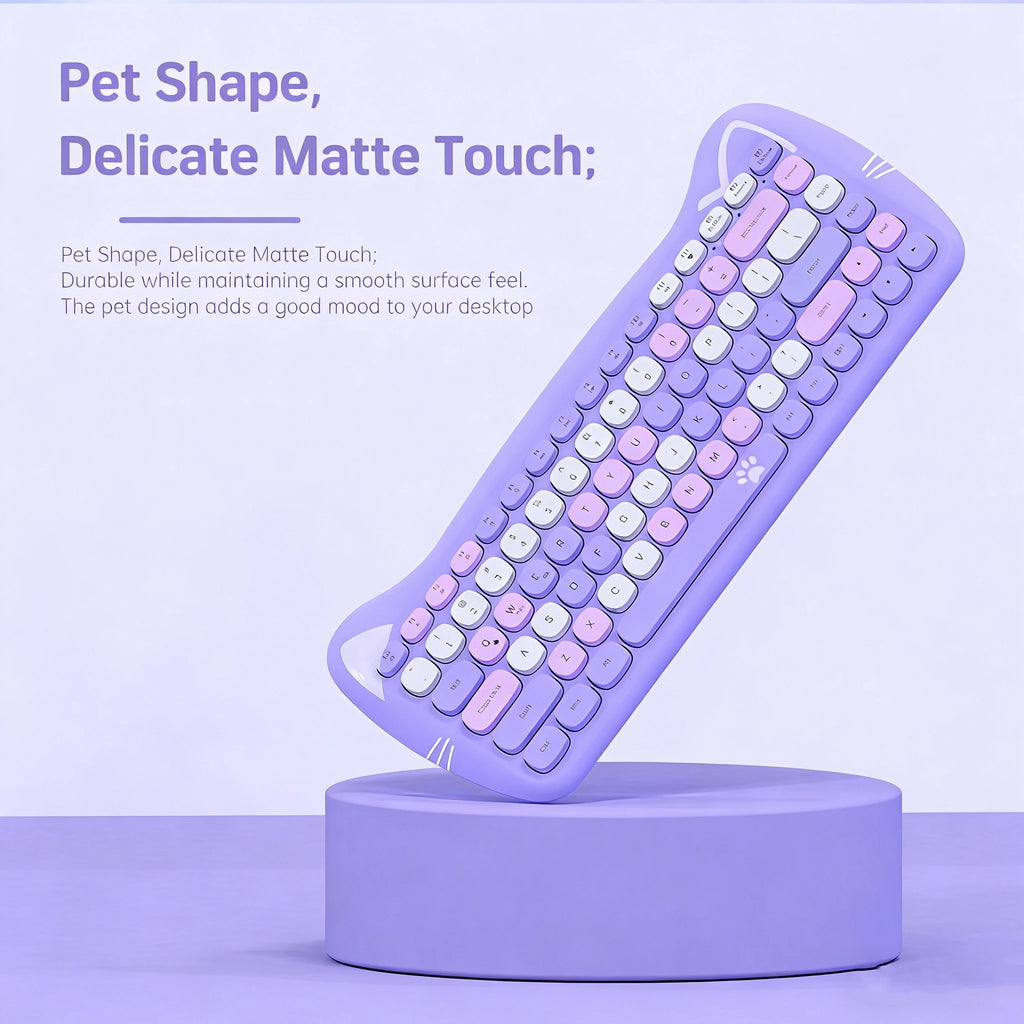 Wireless Bluetooth Cat Keyboard