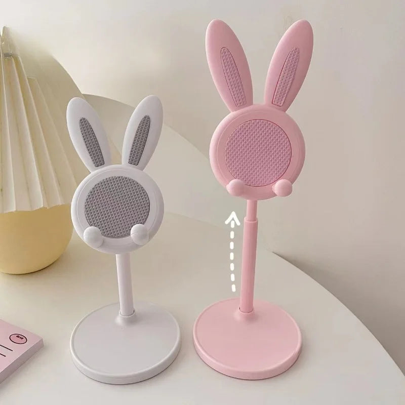 Cute rabbit mobile phone stand desktop