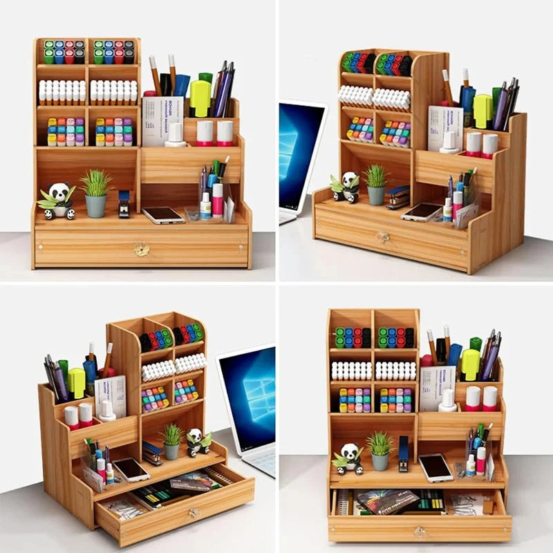 DIY Wooden Organizer Set