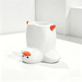 Duck-shaped pen holder