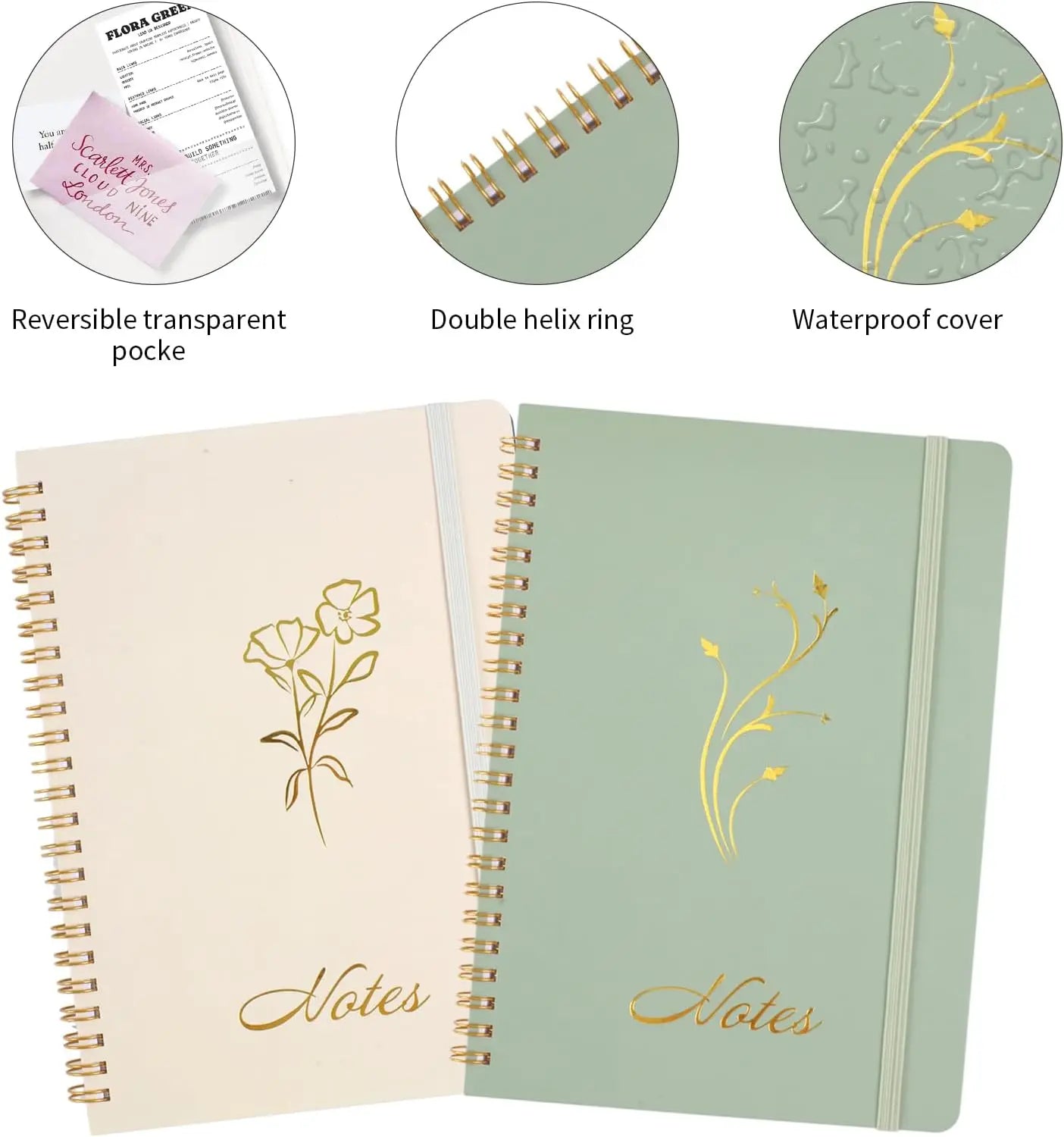 Aesthetic Spiral Notebook Set