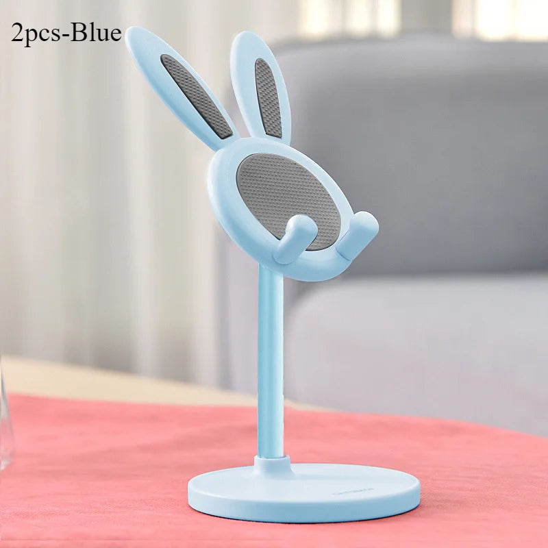 Cute rabbit mobile phone stand desktop