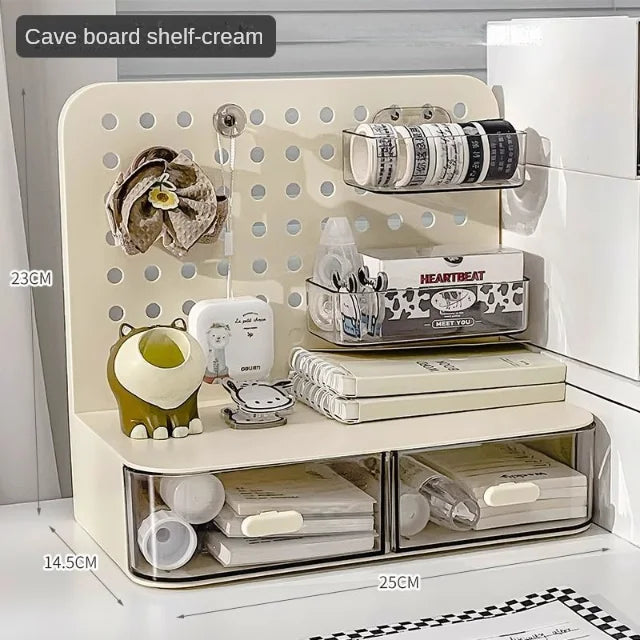 Desktop Perforated Board Storage Box