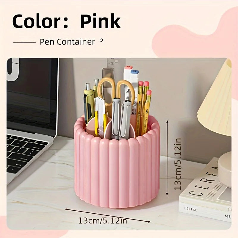 Rotating Desk Organizer Pen Holder