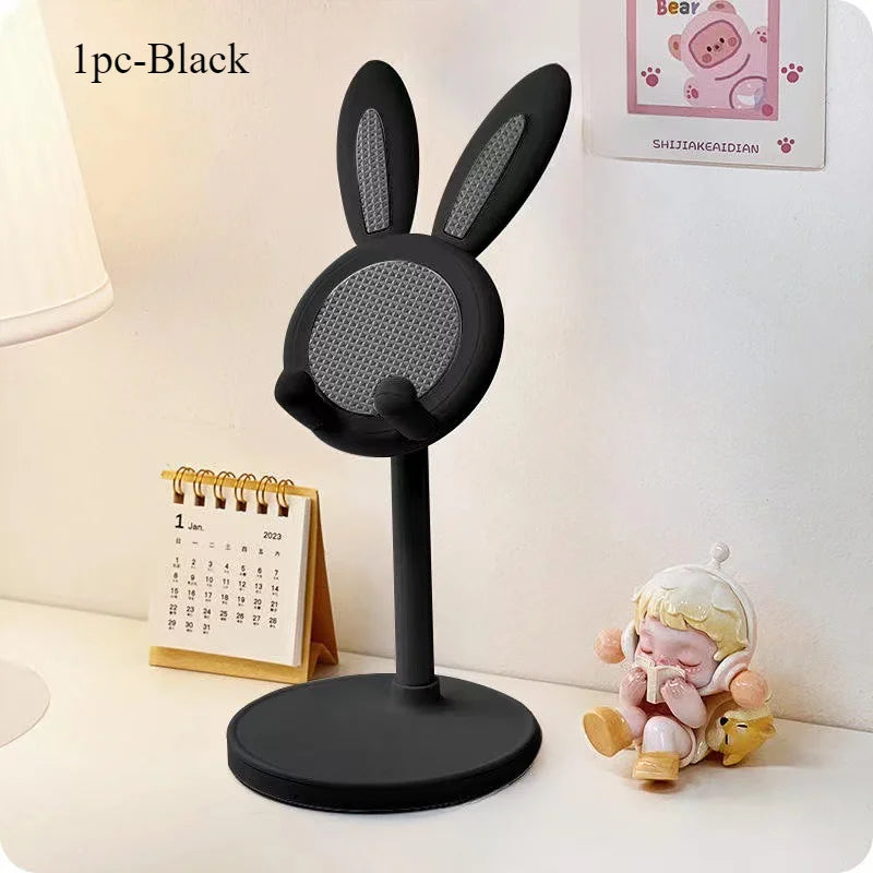 Cute rabbit mobile phone stand desktop