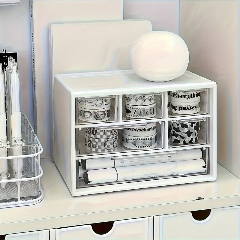 Desktop Organizer- Six Drawers