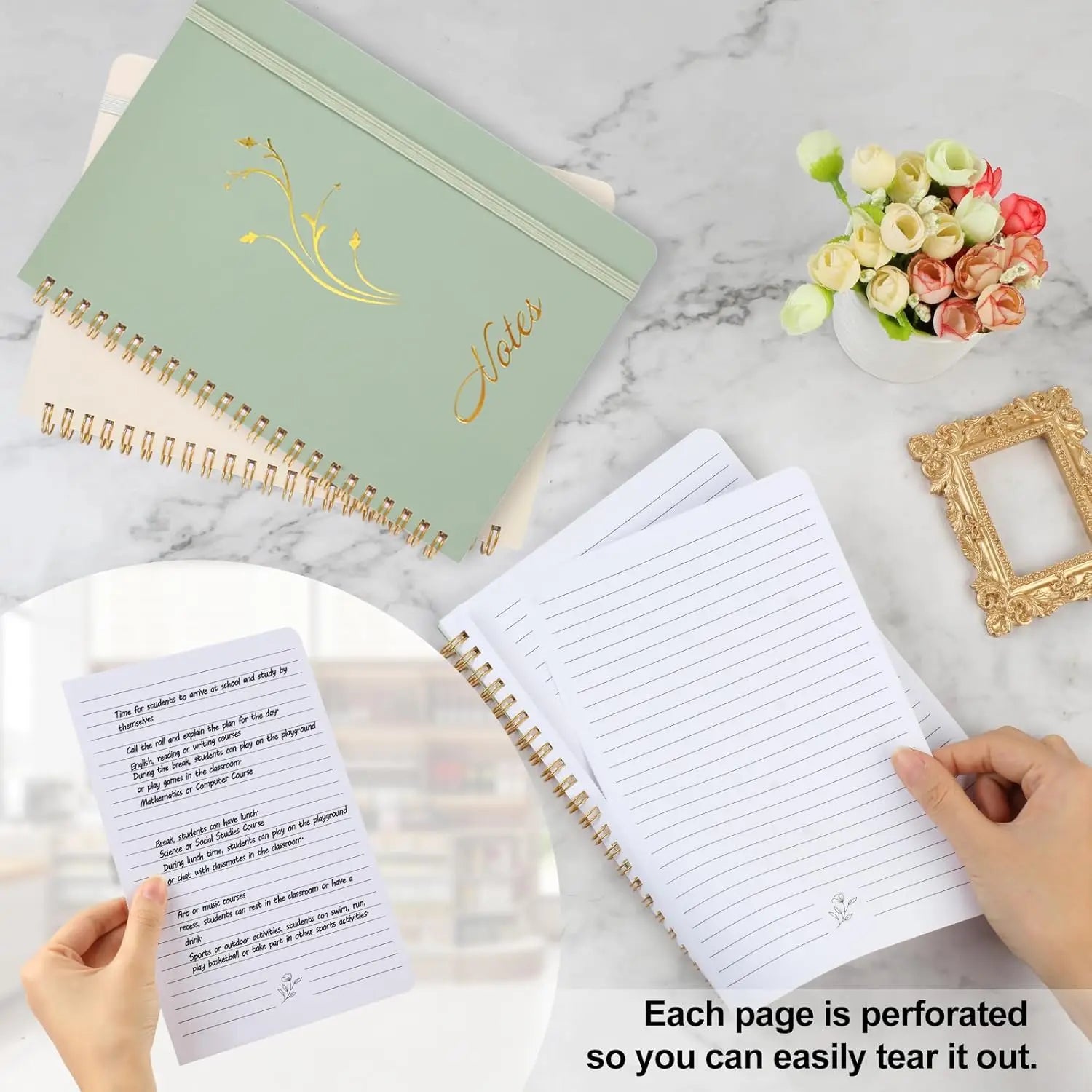 Aesthetic Spiral Notebook Set