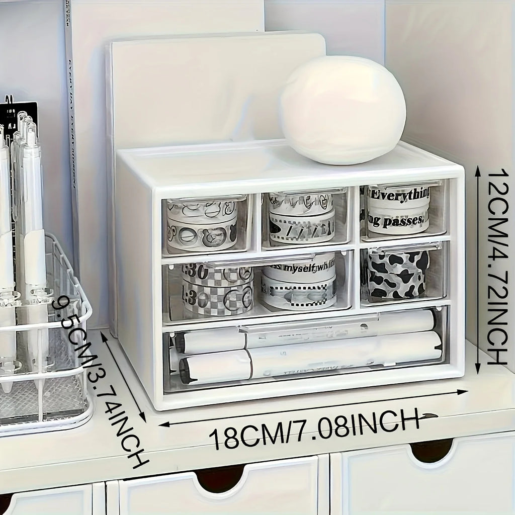 Desktop Organizer- Six Drawers
