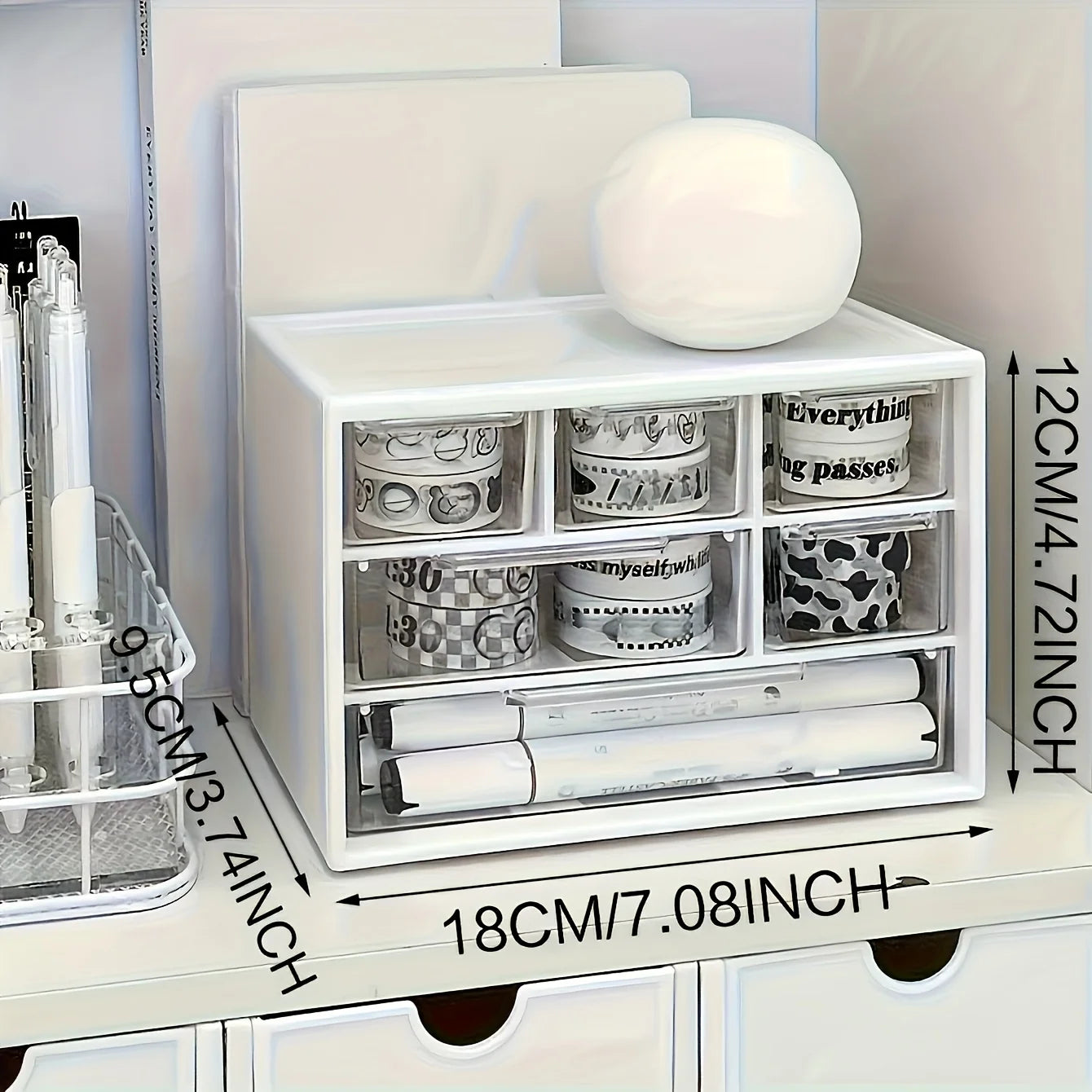 Desktop Organizer- Six Drawers