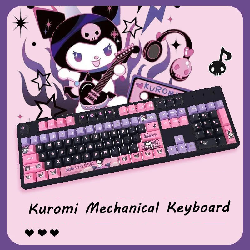 Cartoon Kuromi Mechanical Keyboard