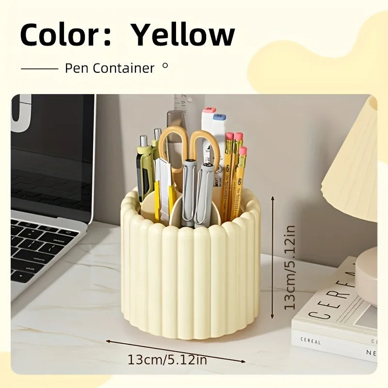 Rotating Desk Organizer Pen Holder