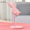 Cute rabbit mobile phone stand desktop