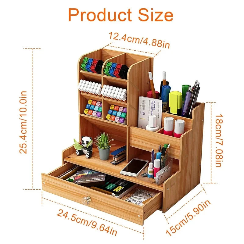DIY Wooden Organizer Set